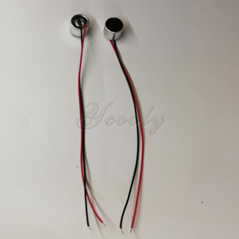 咪头 9767 焊线 麦克风 拾音器 直径9.7 高6.7mm 贴片带线咪头