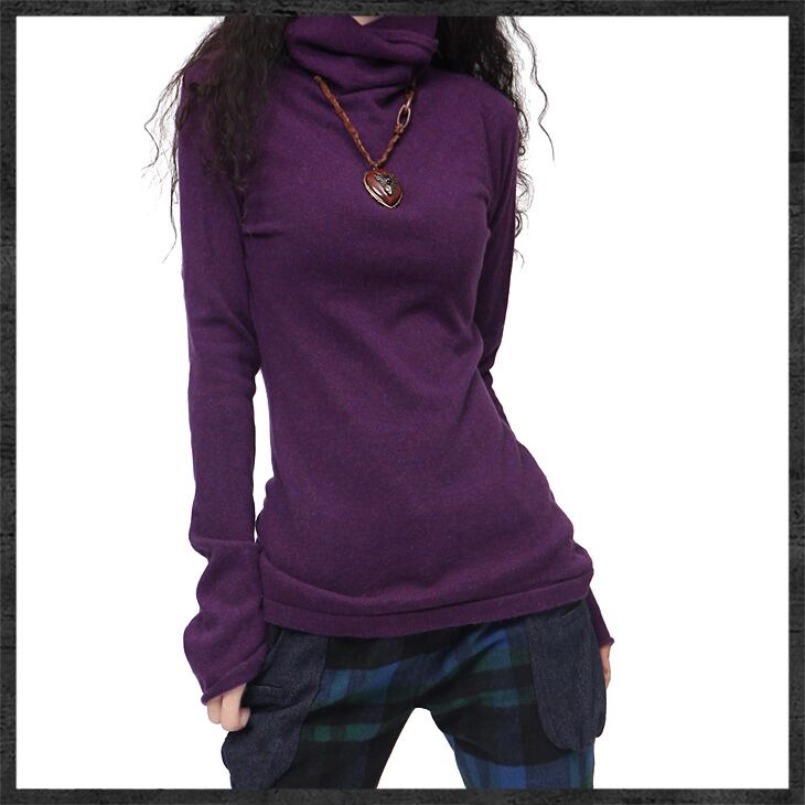 秋冬新款高领时尚针织打底衫长袖上衣女内搭修身显瘦堆堆领毛衣潮,女装/女士精品,毛针织衫,淘宝优惠券,粉丝福利购,淘宝优惠卷