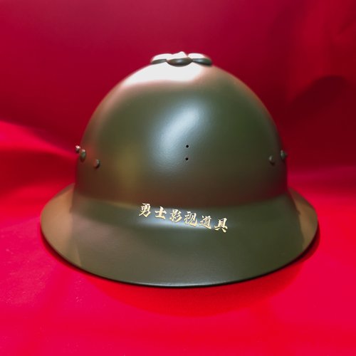 抗战桂军法式山竹钢盔博物馆展品