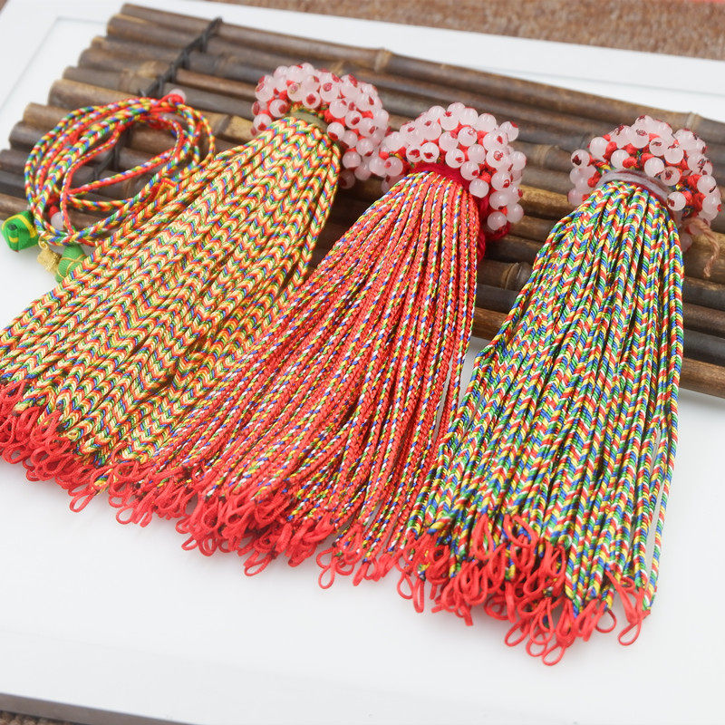 端午节五彩绳手绳宝宝婴儿童情侣男女编织本命年脚绳五色手链礼物