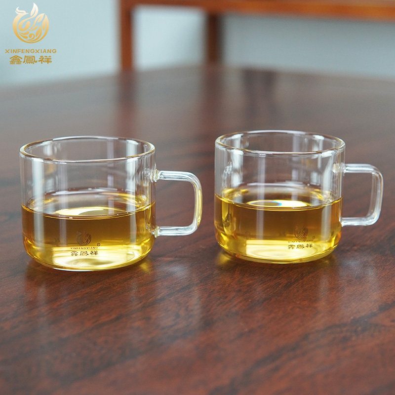 鑫凤祥加厚耐热玻璃品茗杯图片