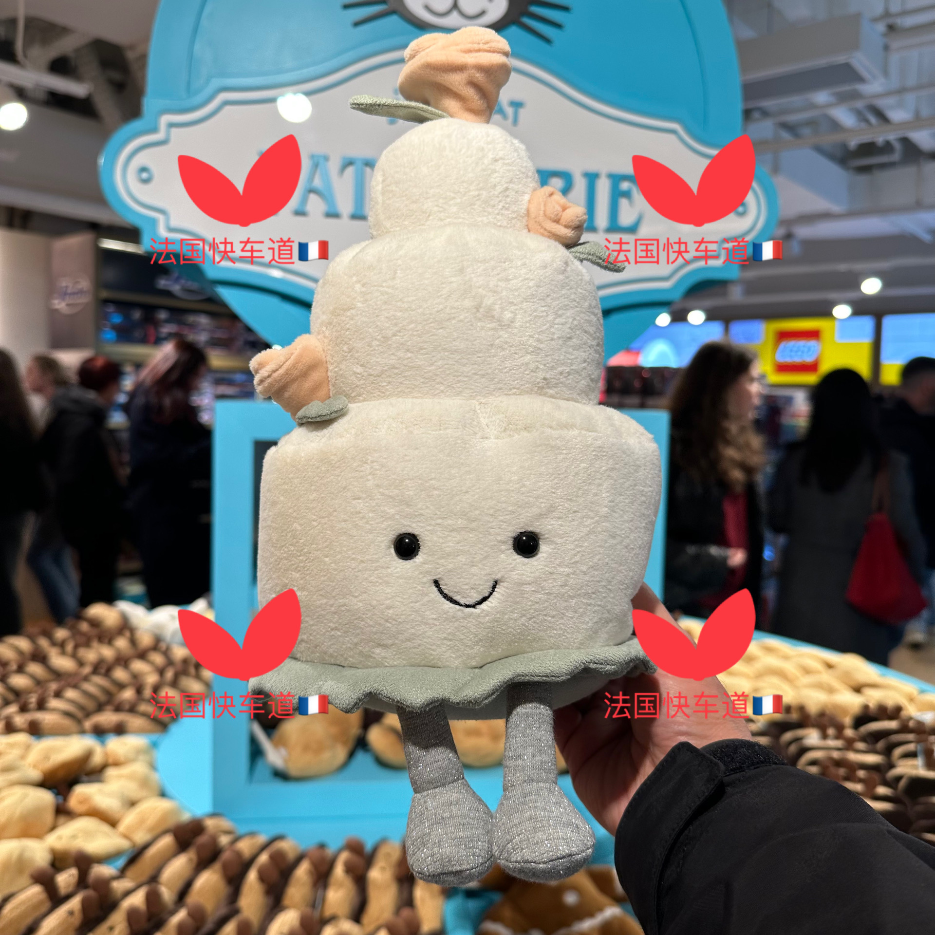 Jellycat婚礼结婚蛋糕毛绒玩偶