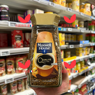 在途法国购 Maxwell House 麦斯威尔浓缩速融咖啡 200g 110杯