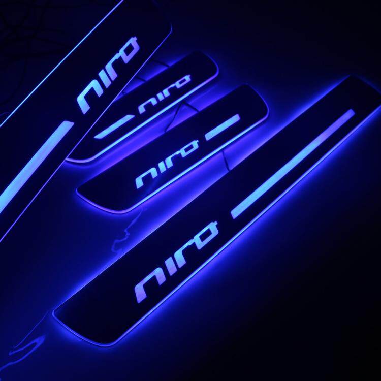 起亚Niro 极睿 佳乐 索兰托流光动态走马呼吸LED灯迎宾踏板门槛条