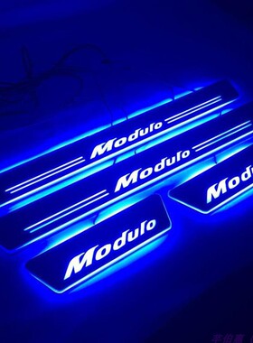 适用 15-18honda fit crv jazz流光动态迎宾踏板LED门槛条 Modulo