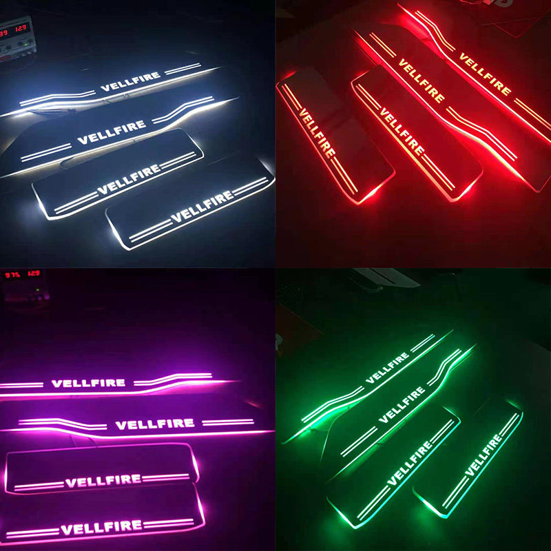 埃尔法ALPHERD 20/30系Vellfire威尔法流光迎宾踏板门槛条LED改装