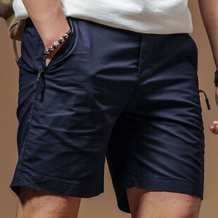 夏季 新款 速干微弹薄款 短裤 潮牌修身 男式 户外休闲五分裤 男 男士