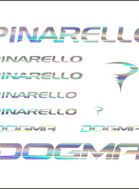 皮娜PINARELLO自行车贴标 车管车架雕刻转印贴纸DIY防水装饰贴花