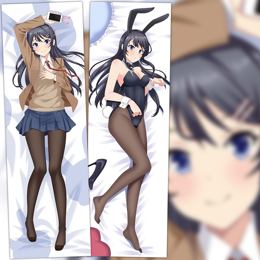 青春猪头少年不会梦到兔女郎学姐樱岛麻衣等身抱枕动漫周边长靠枕