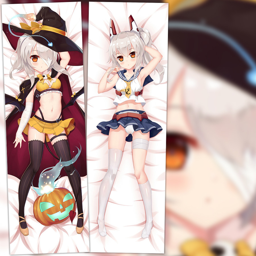 碧蓝航线 舰b 凌波 绫波动漫周边二次元等身抱枕 2wt抱长靠枕套