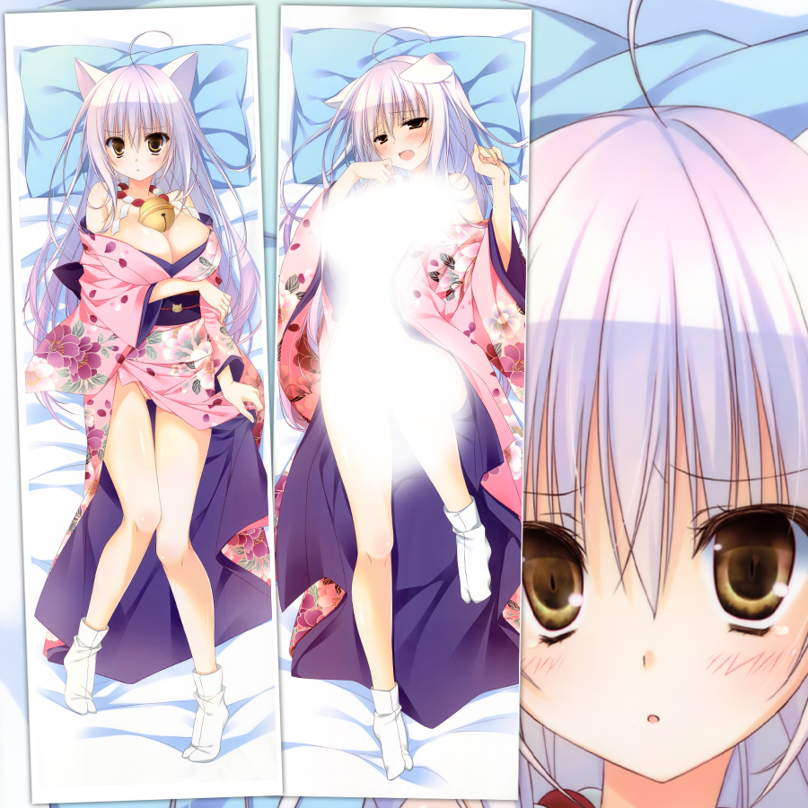 狗神煌银仙狐狸动漫双面等身抱