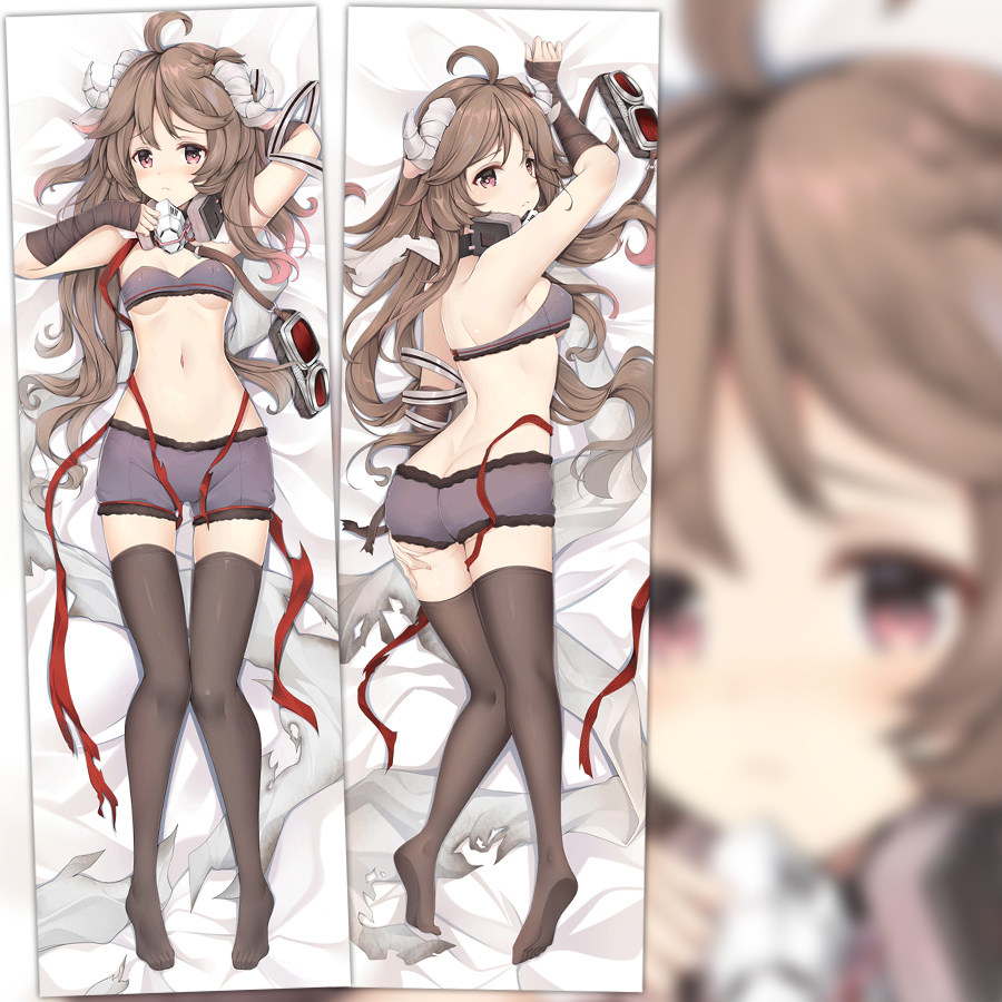 原创明日方舟 艾雅法拉 动漫双层等身抱枕 靠枕方枕 2wt抱枕套