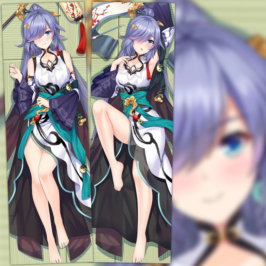 崩坏3符华等身抱枕动漫靠枕二次元周边宅男抱枕套长条靠枕可定制