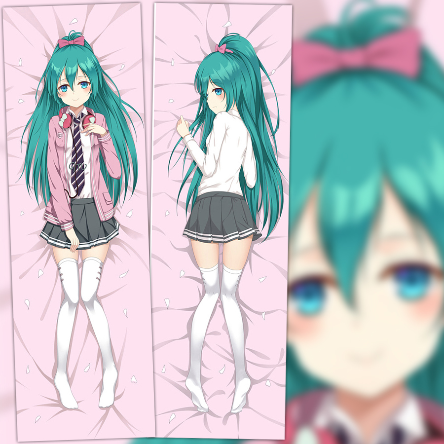 miku粉红蝴蝶结双层动漫等身