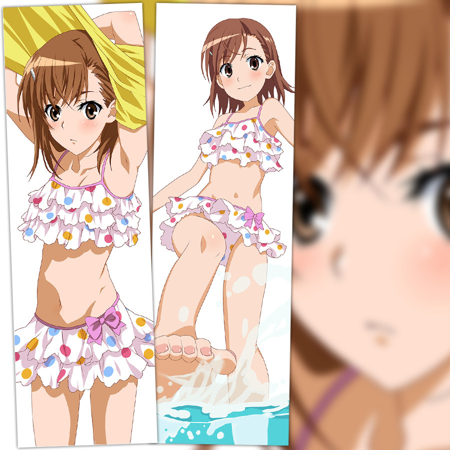 二次元御坂美琴等身抱枕舒适睡枕科学的超电磁炮动漫周边来图定制