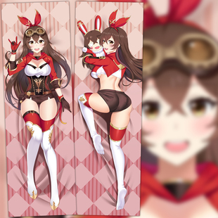原神安柏等身抱枕套游戏周边二次元全同人宅男皇女原创长靠枕礼物