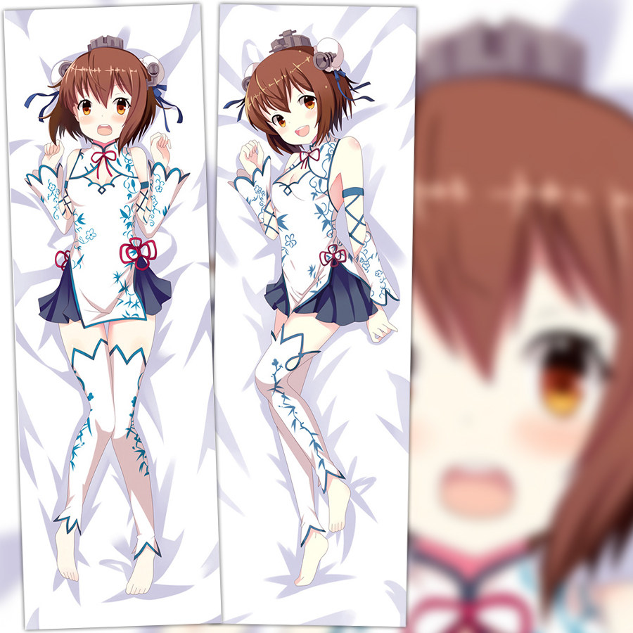 动漫 双面等身抱枕 舰队collection 雪风 靠枕方枕2wt抱枕套