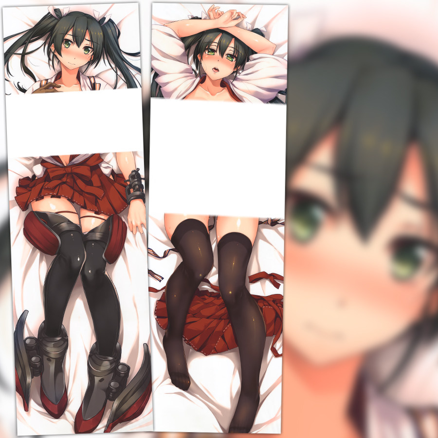 舰队collection 瑞鹤 逢魔刻壱 动漫等身抱枕 靠枕2wt抱枕套礼物