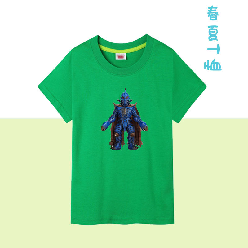 怪兽帝国星人男童女 纯棉短袖T恤中小童宝宝卡通2026半袖短t潮