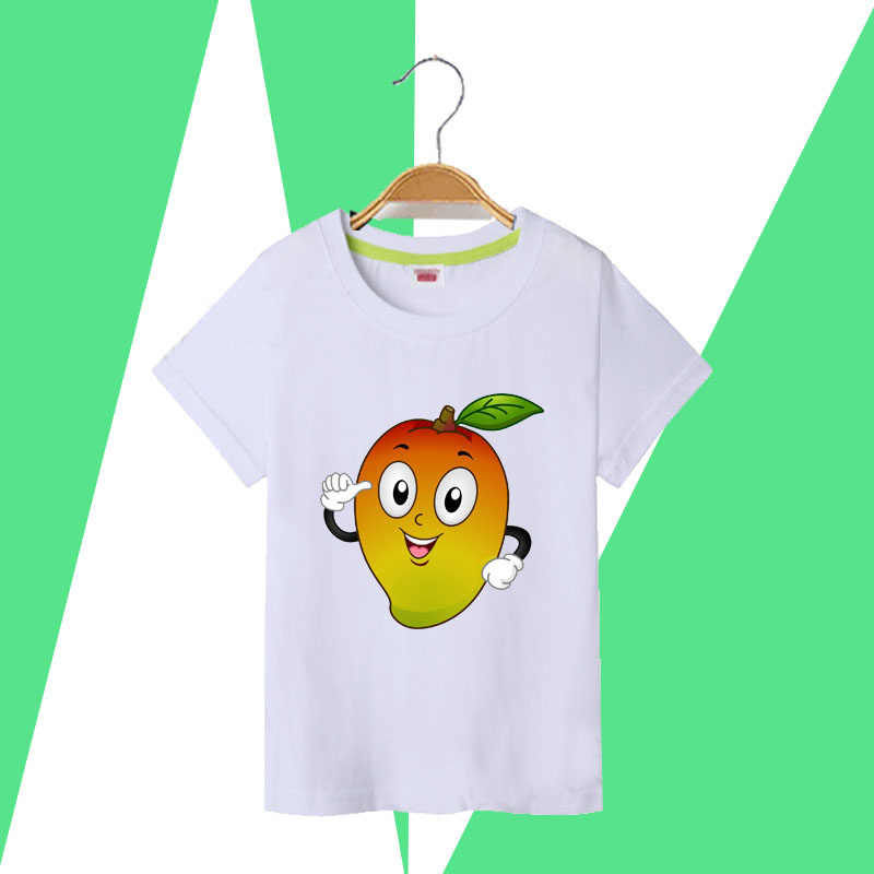 男童t恤短袖纯棉儿童2026夏季半袖芒果中小男孩女夏装上衣