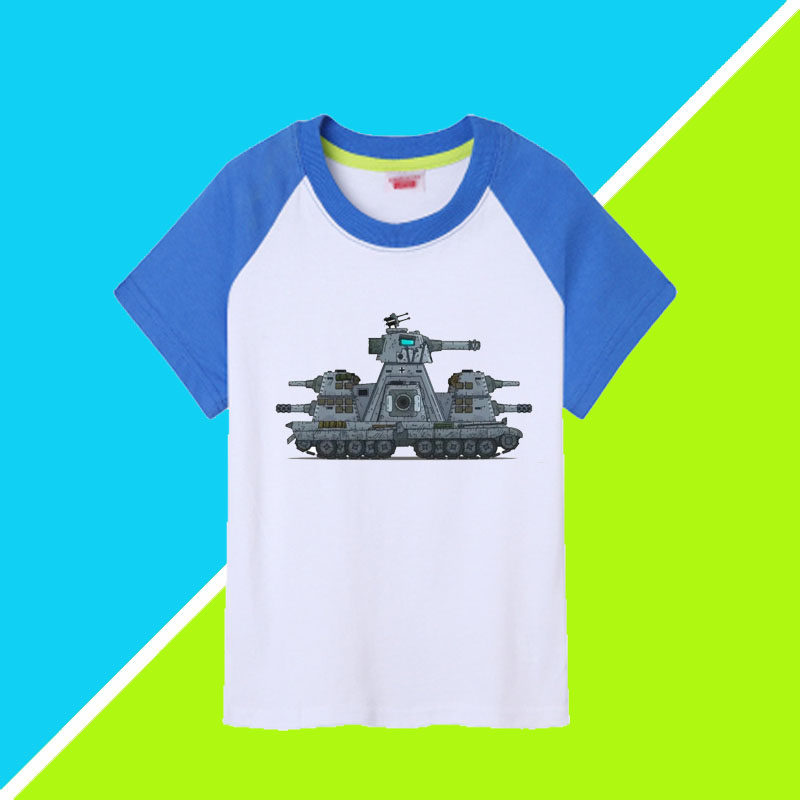 白色 短款男童短袖t恤女 男孩夏季新款坦克衣服纯棉 上衣