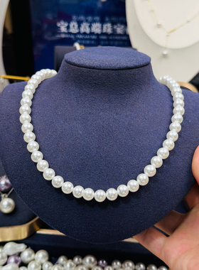 新款小米链珍珠项链锁骨链毛衣链