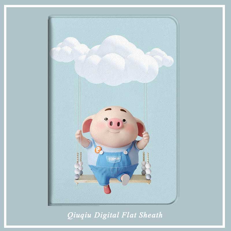 来图定制保护套蚕丝纹促销卡通