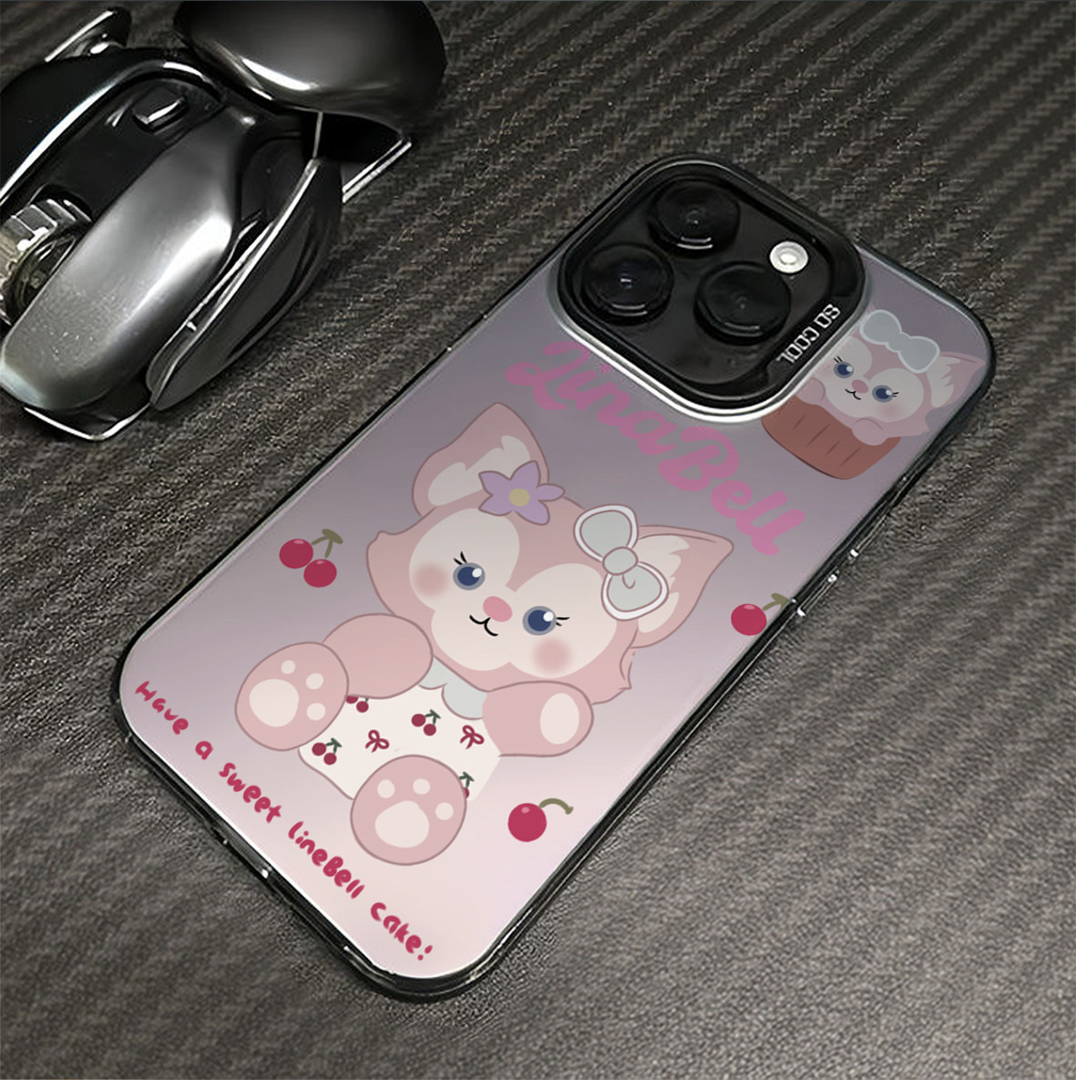 韩系樱桃玲娜贝儿适用苹果16promax手机壳iPhone15卡通14新款13女pro可爱12卡通情侣plus镭射17小众x防摔硬壳