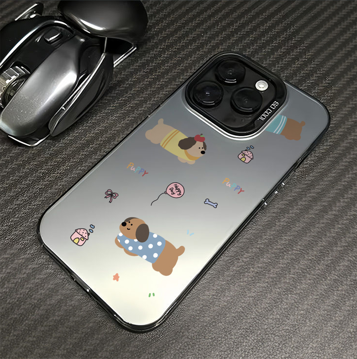 日韩毛衣腊肠狗适用苹果16promax手机壳iPhone15创意周边14新款13女pro情侣12可爱卡通plus镭射x网红防摔硬壳