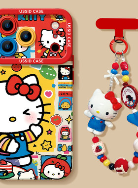 新年红色小猫适用苹果17手机壳iphone16新年款pro创意max可爱卡通13硅胶少女12喜庆小众14情侣11全包防摔软壳