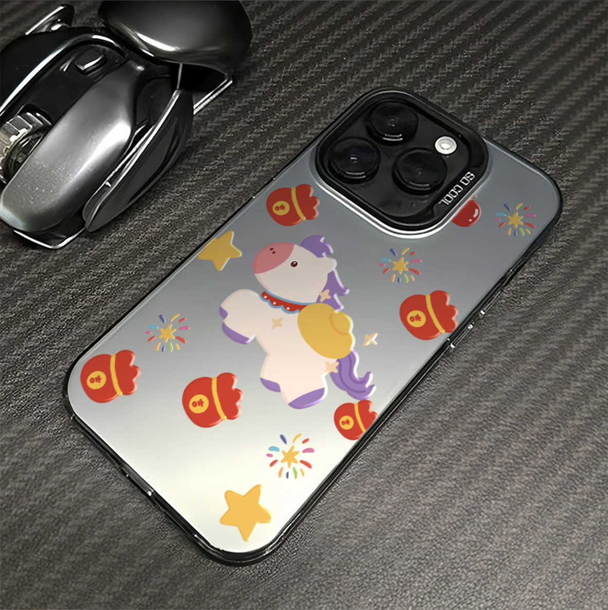 镭射变色工艺·不油腻·不沾指纹