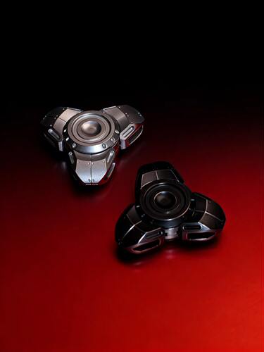 反骨指玩edc INSITU原地EDC 分裂式开甲陀螺3I/Atlas指尖解压玩具