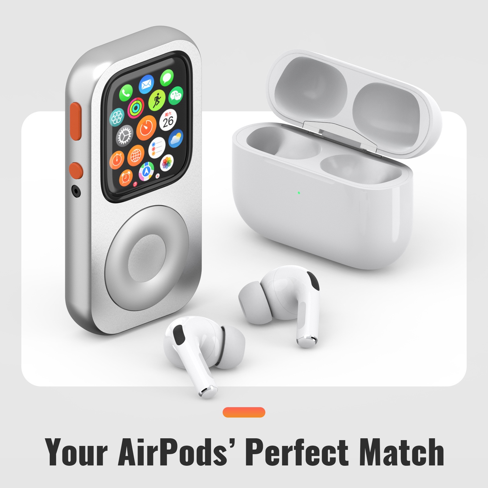 Repod手表 iwatchpod手表铝合金保护套适用iWatch全系列tinypod壳