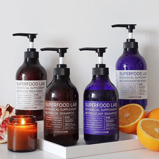 日本SUPERFOOD LAB洗护套装 蓬松控油洗发水滋润修护炸毛护发素