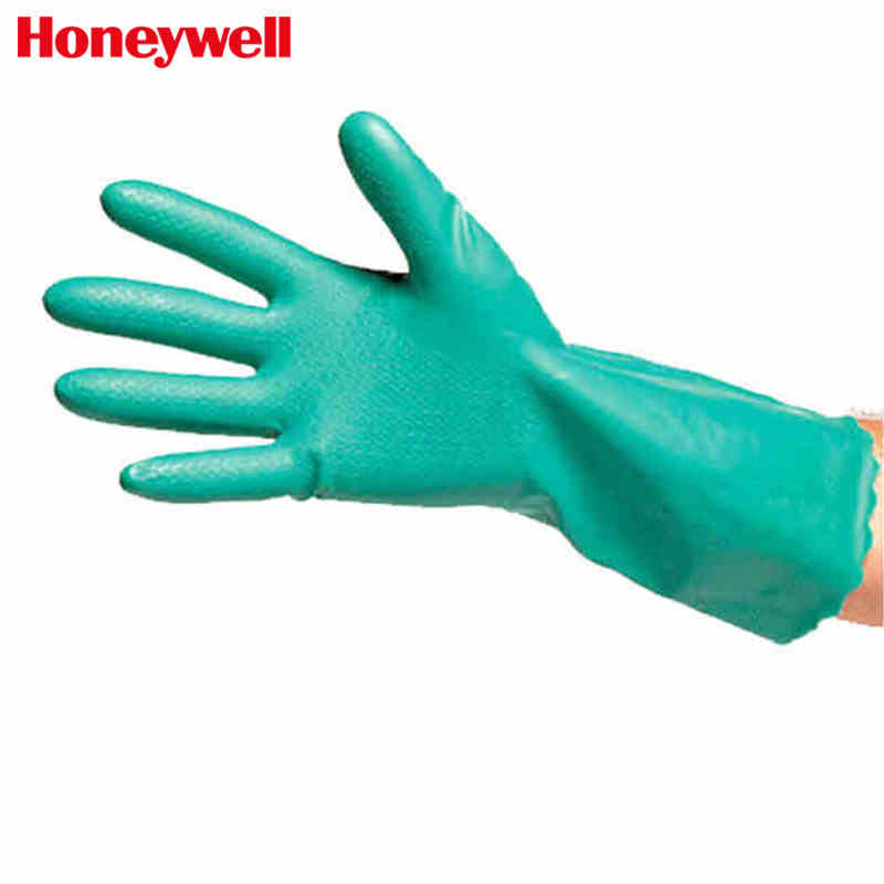霍尼韦尔防化学耐酸碱橡胶手套