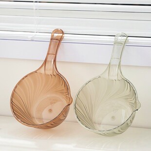 水瓢家用长柄水舀子厨房塑料加厚透明水漂洗菜洗澡通用勺子瓢水勺