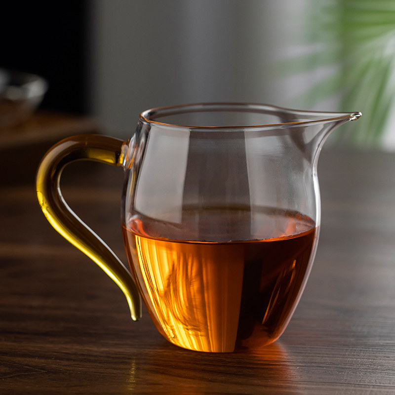 公道杯玻璃分茶器茶漏一体高端茶漏泡茶过滤茶具加厚功夫茶具网红