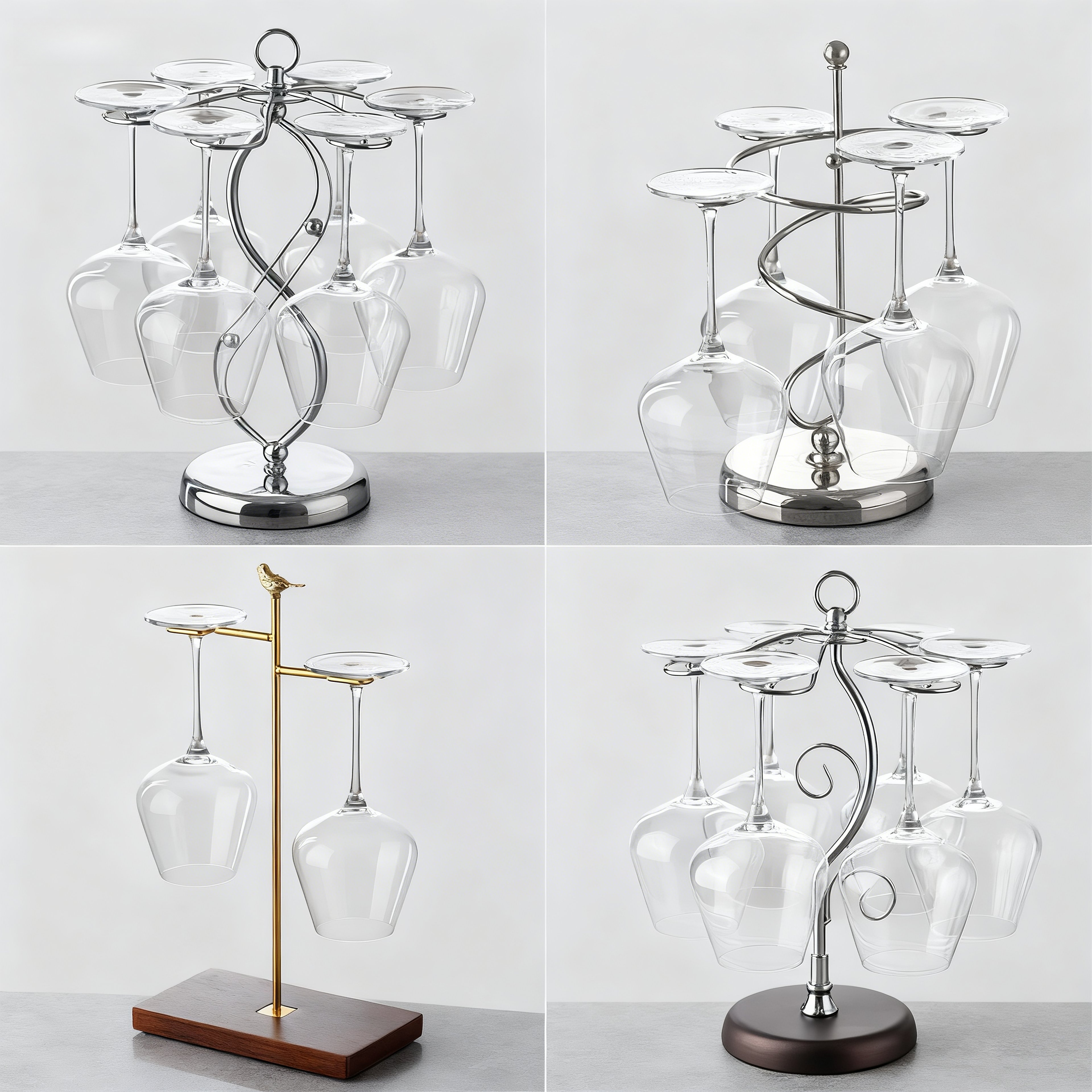 轻奢高档红酒杯架套装