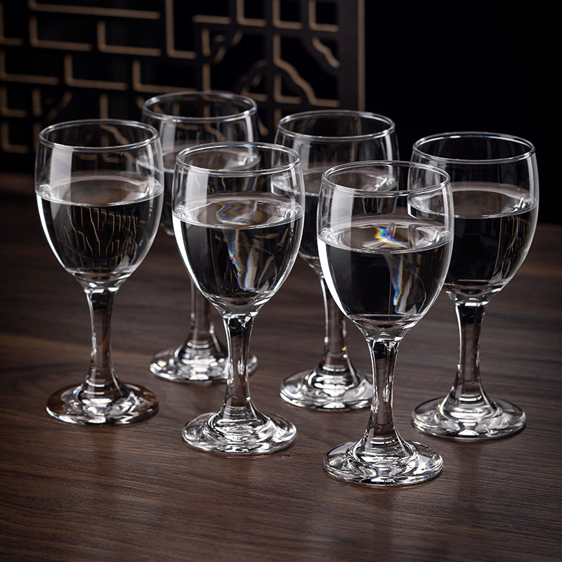 小红酒杯白酒杯通用款高脚杯家用二两白酒杯加厚玻璃葡萄酒杯套装,餐饮具,葡萄酒/红酒杯,淘宝优惠券,粉丝福利购,淘宝优惠卷