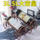 3升5升大酒瓶架装 饰大酒架子创意红酒架摆件大瓶葡萄酒架3L5L大号