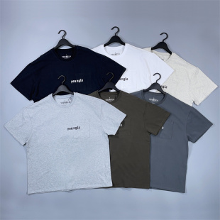 T恤男士 老百姓 重工棉氨重磅厚实宽松廓形落肩短袖 美式 元