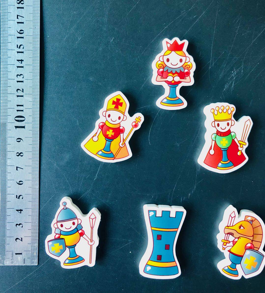 国际象棋棋子卡通橡皮擦