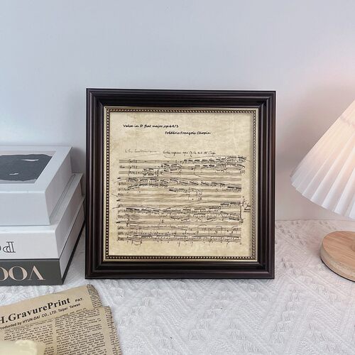 法美式复古钢琴摆台油画桌面摆件