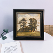 致橡树美欧式 饰画8寸相框桌面摆件客厅餐厅背景墙挂画 复古油画装