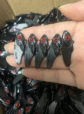 薄背vibDIY黑色路亚饵裸片