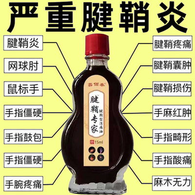 腱鞘炎专家手指手腕关节劳损扭伤筋骨消肿僵直麻木弹响鼓包疼痛油