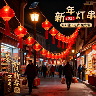 新年装饰氛围灯笼专用led灯户外防水春节庭院阳台造景布置小灯串