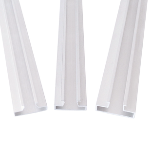 老房铝合金槽板条U型卡槽挂钩坑板货架展柜高尔夫万用板装饰槽条