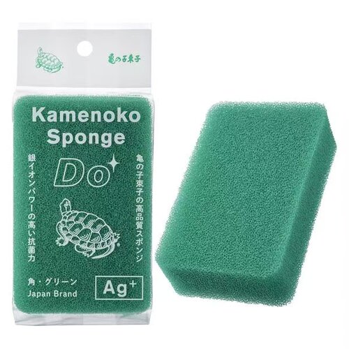 日本代购 Kamenoko龟之子银离子Ag+抗菌防霉厨房洗碗海绵擦