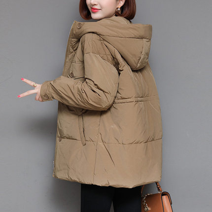 羽绒棉服女2023年新款冬装短款中年妈妈小棉袄减龄百搭棉衣外套女
